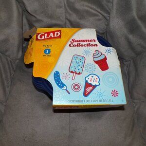 Glad Summer Collection - 3 Containers w/Lids